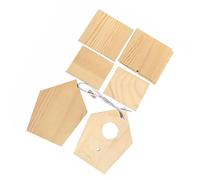 VALICLUD Nido de Pájaro de Madera Natural Grande para Jardín Exterior, Casa de Cría Ecológica sin Olores, Caja de Incubación para Aves, Suministros para Jaulas y Decoración de Patio