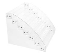 VALICLUD Organizador Acrílico Transparente Multicapa para Esmaltes Uñas y Pintalabios Estante Resistente y Visible para Maquillaje Almacenamiento Fácil y Elegante para Cosméticos