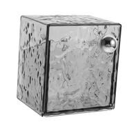 VALICLUD Organizador De Algodón Cosmético De Baño Caja De Almacenamiento Montada En La Pared Con Portavasos Soporte Para Ahorro De Espacio Para Almohadillas De Algodón Organizador De