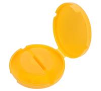 VALICLUD Organizador de Cables Portátil Amarillo Enrollador de Cable Compacto Estuche para Auriculares y Gestión Rotatoria para Viaje Almacenamiento de USB y Carga en Casa y Oficina