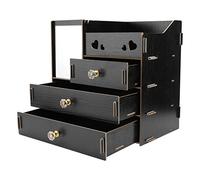 VALICLUD Organizador De Cosméticos Caja De Almacenamiento Multifuncional Contenedor Para Cosméticos Espejo y Portapañuelos