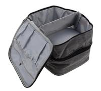 VALICLUD Organizador De Esmaltes De Uñas Doble Bolsa Organizadora Para Esmaltes Uñas y Aceites Esenciales Bolsa De Almacenamiento Resistente Al Desgaste