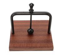 VALICLUD Organizador de Servilletero de Madera Maciza Negro, Dispensador de Servilletas de Mesa Vertical Antideslizante para Cocina, Cafetería, Restaurante y Hotel, Soporte para Papel