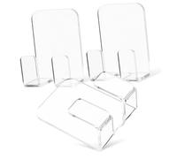 VALICLUD Organizador Transparente De Pared Para Baño 3 Unidades Tamaño Medio Autoadhesivo Soporte Para Maquinillas De Afeitar y Toallas Adecuado Para Baño y Cocina