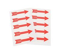 VALICLUD Pack 10 Pegatinas Flechas Adhesivas Direccionales para Tuberías Señalización Precaución Seguridad Durable Material de Calidad