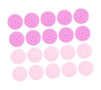 VALICLUD Paleta de Pegamento para Pestañas de Pvc Púrpura, Soporte Estable para Extensiones y Pegamento, Paquete de 100 Unidades Adecuado para Principiantes en Belleza