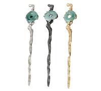 VALICLUD Palillos Chinos Cabello 3 Piezas Diseño Irregular Aleación De Zinc Multicolor Para Moños Accesorios Para Pelo Largo Fiestas y Ceremonias