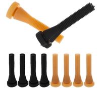 VALICLUD Palitos para Desplumar Pollos y Aves Pequeñas 10 Piezas 5 de Caucho Negro y 5 de Goma Amarilla Varillas para Depilar Pollos Gansos y Aves de Corral Accesorio para Matadero y