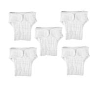 VALICLUD Pañales Reutilizables de Algodón para Ñiño, Absorbentes y Transpirables, Talla M 5 Piezas, Lavables y Suaves, para Recién Nacido 3-9 Meses, Uso Diario y Viajes