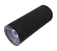 VALICLUD Pantalla Cilíndrica Negra para Lámparas de Pie Pantalla de Lámpara Alta de Tela Repuesto 160X400 MM para Oficina Restaurante y Hogar Accesorio Decorativo para Luz Cálida
