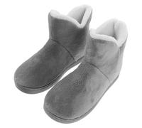 VALICLUD Pantuflas de Felpa Suave y Acolchadas de Caña Alta para Mujer, Zapatillas Térmicas Envolventes de Interior, Antideslizantes, Cálidas y Gruesas, para Uso Doméstico y Recuperación