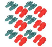 VALICLUD Pantuflas Desechables para Pedicura EVA Antideslizantes 16 Pares Tamaño Estándar Ligeras y Portátiles para Hotel Viaje y Uso Profesional Color Aleatorio Color Aleatorio