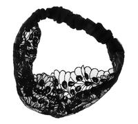 VALICLUD Pañuelo de Encaje Floral Diadema Ancha para Mujer Diadema de Encaje para Cubrir la Cabeza la Iglesia para Lavarse la Cara