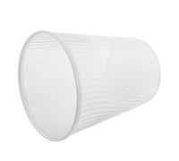 VALICLUD Papelera Transparente Grande sin Tapa Anillo para Bolsas, Cubo de Basura Mediano Reutilizable de Plástico para Baño, Oficina y Hogar, Diseño Compacto para Dormitorio y Cocina