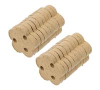 VALICLUD Pasteles De Moxa De Medicina China 20 Piezas Tres Agujeros Sin Humo Tortas De Moxa Envejecida Embalaje Resistente Para Salones De Belleza y Uso Doméstico Cuidado Terapéutico Diseño De Flor