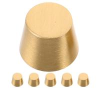 VALICLUD Patas de Latón para Tabla de Cortar 10 MM 6 Unidades Almohadillas Antideslizantes Decorativas para Muebles y Bandejas Soporte Protector para Estantes y Cajas de Joyería