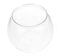 VALICLUD Pecera de Escritorio Transparente de Plástico Resistente y Práctica, Acuario Pequeño Adecuado para Oficina y Hogar, Guardián de Peces Irrompible y Decorativo