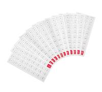 VALICLUD Pegatinas de Calendario Anual 12 Piezas, Etiquetas Adhesivas Numéricas para Agenda Diaria, Pestañas de Planificación Versátiles para Uso Escolar y Diario, Material de Oficina