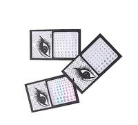VALICLUD Pegatinas Decorativas Ojos Delicadas Gemas Faciales En 3 Juegos, Colores Blanco y Ab Iridiscente, Adhesivas y Autoadherentes Para Maquillaje Artístico y Fiestas