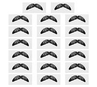 VALICLUD Pegatinas para Depilar Nariz y Barba para Adultos, 20 Piezas, Material Pp Negro, Accesorio Práctico para Eliminar Pelo y Suciedad Nasal