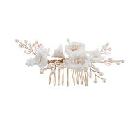 VALICLUD Peine de bodas europeo alféizar peines para sujetar el cabello hacia accesorios para el cabello para la novia Joyas para el cabello para la boda accesorios nupciales perla