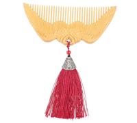 VALICLUD Peine de madera con alas de ángel Suave peine fino portátil de hombre alisador anti-escaldaduras antiestático para desenredar para mujeres