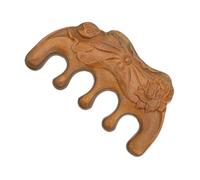 VALICLUD Peine De Masaje De Sándalo Dientes Anchos Peine Cabello y Masajeador Cabelludo Para Relajación Después Del Baño