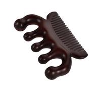 VALICLUD Peine de Masaje de Sándalo Peine de Dientes Anchos para Rascar el Cabelludo y Gua Sha para Uso Diario el Hogar