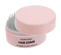 VALICLUD Peine Portátil Pequeño Cepillo De Pelo Desenredar Peines Suave Cabello Desenredador Redondo Ventilado Cuero Cabelludo Mujer Cepillo De Ducha Cepillo De Bolsillo Rosa Abdominales