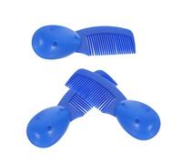 VALICLUD Peines de Prisión 3 Piezas Peines Pequeños Portátiles Antiestáticos para Tipo de Cabello Seguridad para Prisiones Accesorios de Viaje Herramientas de