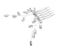 VALICLUD Peineta Lateral para Cabello Peineta de Gemas de Imitación para Boda Accesorios de Novia para Peinado Lado