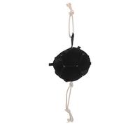 VALICLUD Pelota Dispensadora de Heno para Caballos Diseño Interactivo y Tejido Negro Que Regula Hábitos Alimenticios en Sesiones de Entrenamiento y Establos