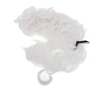 VALICLUD Peluca De Abogado Blanca Cinta Peluca De Juez Para Cosplay Disfraces De Tribunal Fiestas De Rol Accesorio De Para Recreaciones Históricas y Ocasiones Especiales