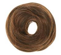 VALICLUD Peluca De Cabeza Esférica De Estilo Antiguo. Banda De Pelo Falso Bollos Falsos Moños De Pelo Desordenados Para Mujeres Moño De Novia Marrón Claro Alambre De Alta Temperatura