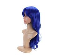 VALICLUD peluca de cosplay Peluca ondulada diadema cabello humano rizado ondulado s as s cosplay rizada cabello humano rizada Azul