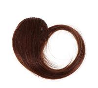 VALICLUD Peluca De Flequillo Esponjosa Para Mujer Color Marrón Oscuro Para Crear Looks Flequillo Falso Para Disfrazarse o