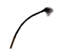 VALICLUD Peluca Trenzada Extensiones de Rastas de Cabello Humano Fijación Cómoda Negro y Cambio Fácil de Peinado y para para Disfraz y Uso Diario Disfraz Uso Diario