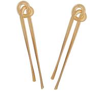 VALICLUD Pendientes Largos de Cadena Nudo y Borlas para Mujer, Pendientes de Oro, Ligeros y Cómodos, Joyería de Moda para Fiesta y Uso Diario, Color Dorado