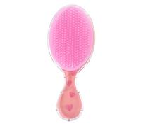 VALICLUD pequeño para el cabello rizo desenredar peine rizador para cabello rizado domador portátil cepillo para cabello seco lindo cepillo de pelo peine de concha