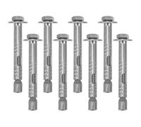 VALICLUD Pernos de Expansión M6 X 60 MM de Acero Inoxidable 304 8 Unidades Anclajes de Tuerca Externos para Fijación en Hormigón Ladrillo y Mampostería Tornillos de Anclaje Resistentes