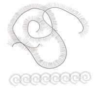 VALICLUD Pestañas Postizas Para Muñecas 20 Piezas 20x0,8 Cm Fibra Ultrafina Negras y Marrones Naturales Para Manualidades y Maquillaje De Muñeca