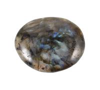 VALICLUD Piedra de Luz de Luna Gris Cristal de Piedra Natural Pulida para Equilibrar la Energía Práctica de Yoga Cristal de Labradorita para Meditación