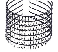 VALICLUD Piezas Diadema Diadema Con Peine De Dientes Chicas Accesorios Sujetador De Cabello Desenredador Banda Para El Pelo Bandas Diadema De Dientes Mujer Negro Alambre De Hierro
