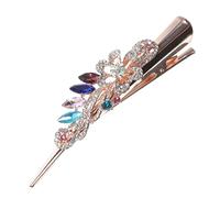 VALICLUD Pinza Vintage y Rhinestone Clip para Mujeres Accesorio Práctico para Estilistas Sin Daño Cabelludo