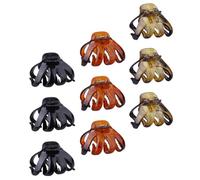 VALICLUD Pinzas Cabello Forma de Pulpo 9 Unidades Multicolor Resistentes para Mujeres y Niñas Accesorios para Peinados Diarios