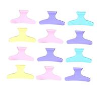 VALICLUD Pinzas Cabello Pequeñas de Plástico Accesorios para Estilistas y Salones 24 para Peluquería Ideales para Peinados y Secado Color Aleatorio