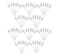 VALICLUD Pinzas de Cocodrilo Metálicas con Cable de Acero 95 MM 60 Unidades Sujetafotos Pequeñas para Manualidades Bricolaje y Proyectos de Pintura Accesorio Portátil para Organización