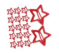 VALICLUD Pinzas Para El Cabello a Presión Diseño De Estrella 40 Pcs Accesorios Duraderos