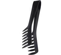 VALICLUD Pinzas para Espaguetis de Acero Inoxidable 1.0mm Color Negro Diseño de Peine, Utensilios de Cocina Ligeros y Resistentes para Buffet, Barbacoa y Uso en Restaurantes