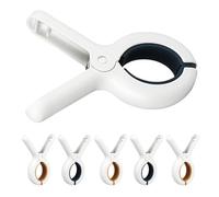 VALICLUD Pinzas para Ropa Resistentes al Viento Tamaño Pequeño Plástico Duradero Paquete de 6 Unidades 3 Amarillas 3 Azules Ideales para Colgar Edredones Toallas y Sábanas Días